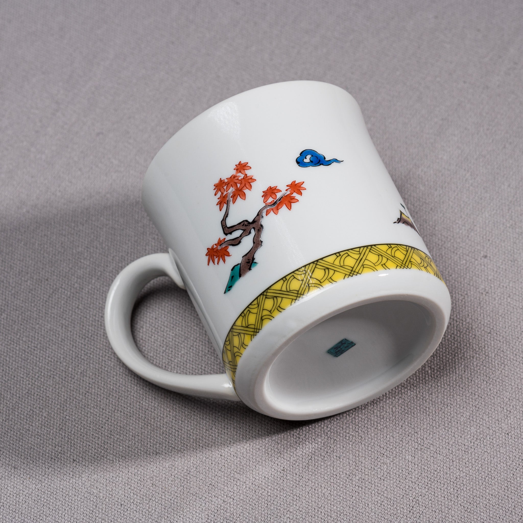 Japanese Folktale Kintaro Mug Cup - Traditional Ceramic Coffee Cup for Home, Office & Gift Giving