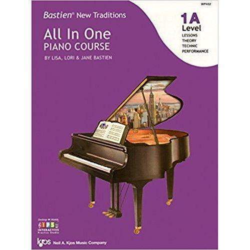 Bastien All-In-One Piano Course Book - Level 1A for Beginners | Learn Piano Basics, Theory & Technique | Perfect for Home Practice & Music Lessons