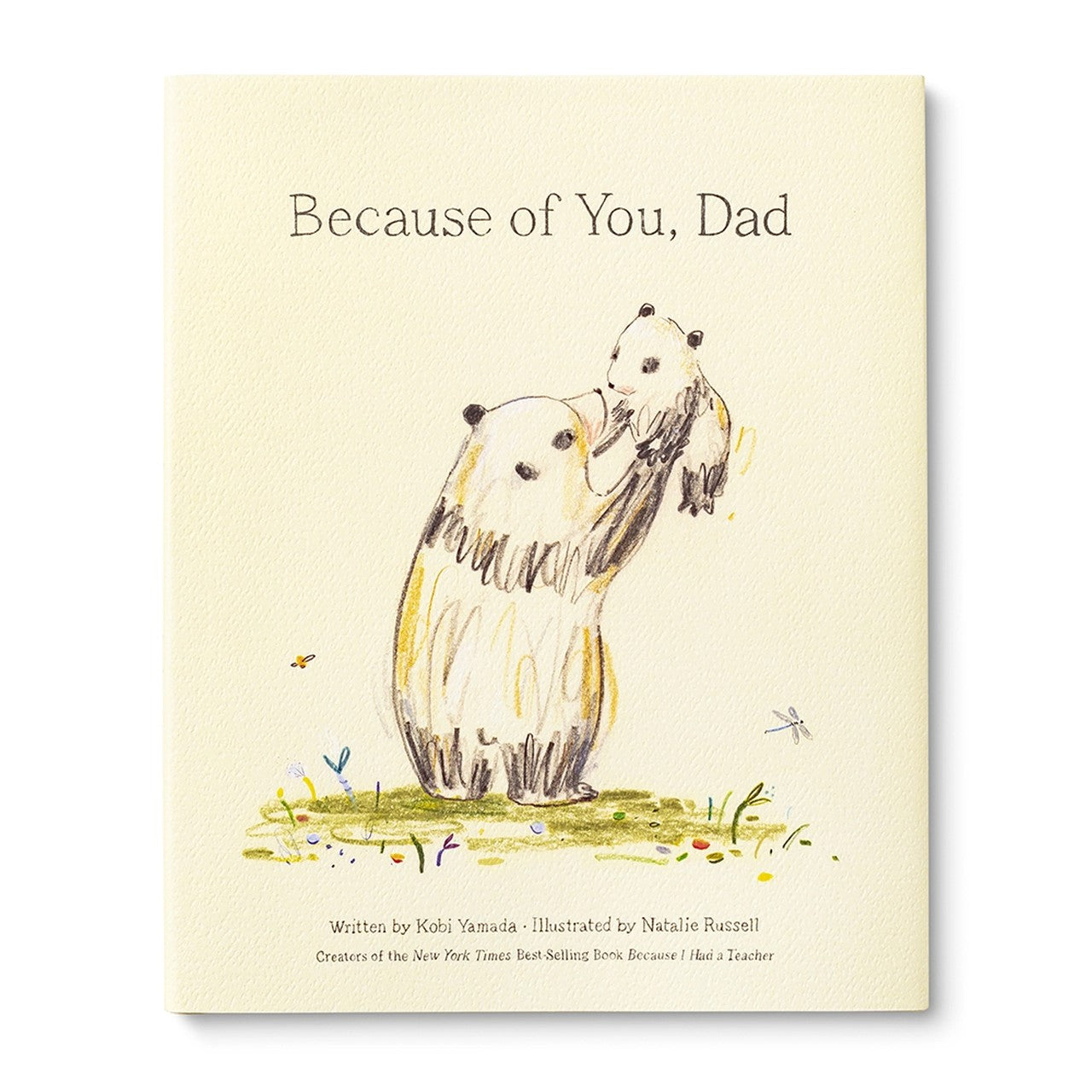 Because of You Dad - Personalized Father's Day Gift for Dad - Heartfelt Custom Engraved Keepsake for Birthday, Anniversary & Special Occasions - Perfect for Home, Office & Sentimental Moments