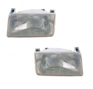 Rexhall Vision 2000-2003 RV Motorhome Replacement Headlights Pair (Left & Right) with Bulbs - Perfect for Road Trips & Camping Adventures