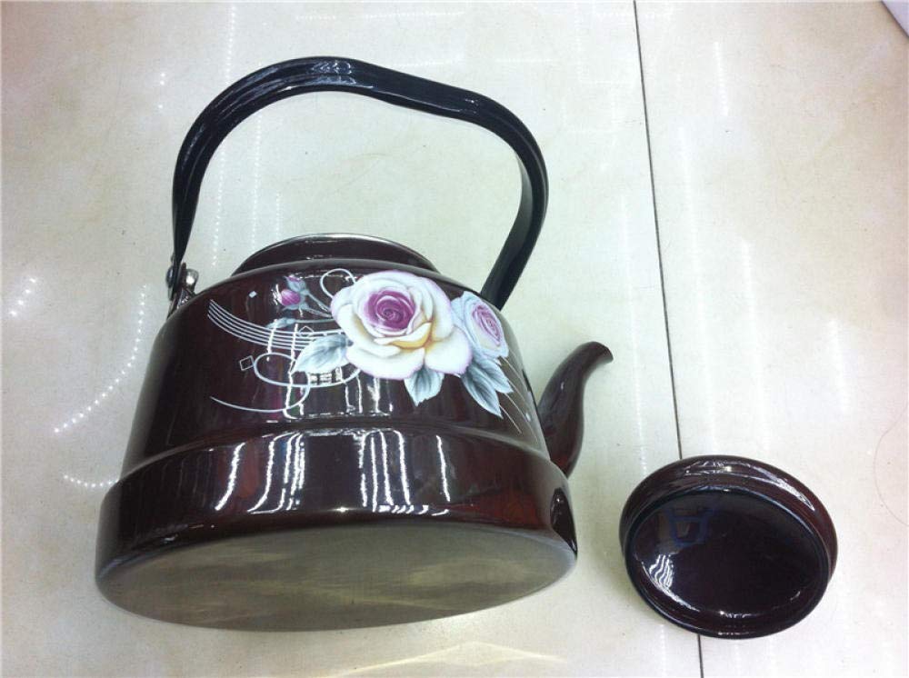 SGSG Enamel Tea Kettle 2.4L & 1.7L - Thickened Stainless Steel Teapot for Stovetop & Camping - Perfect for Home, Office & Outdoor Use