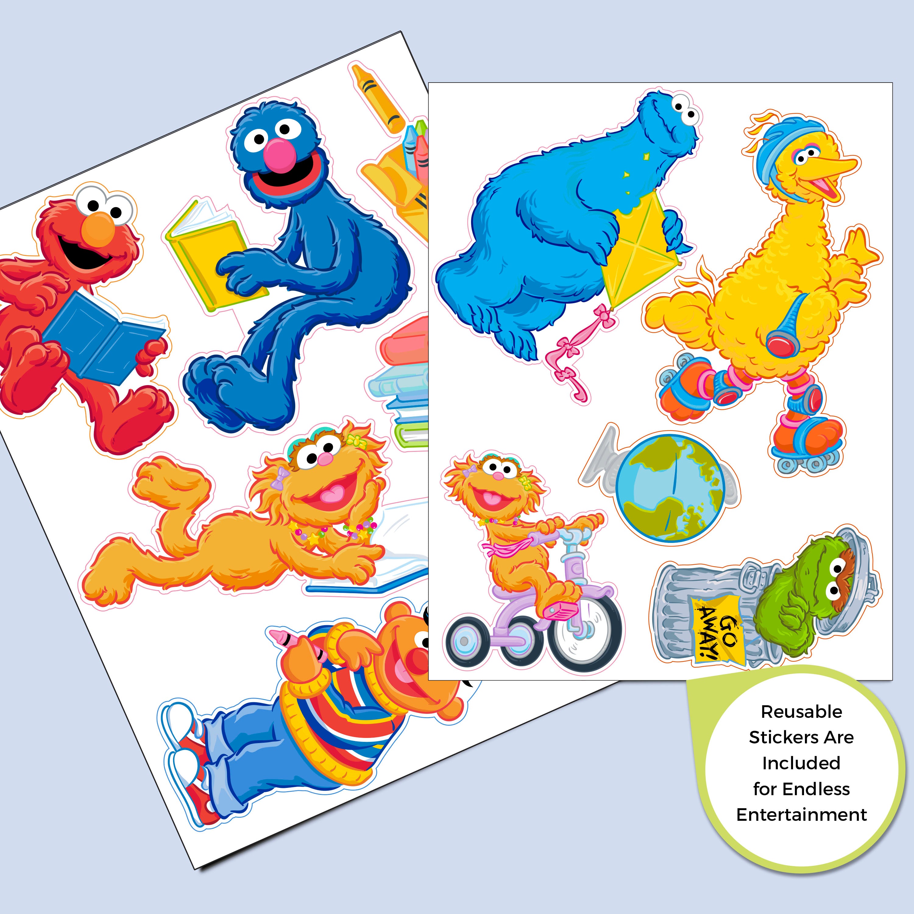 Sesame Street Deluxe Multi Bin Toy Organizer - Colorful Storage Bins for Kids' Room, Playroom & Classroom Organization - Perfect for Toys, Books & Craft Supplies