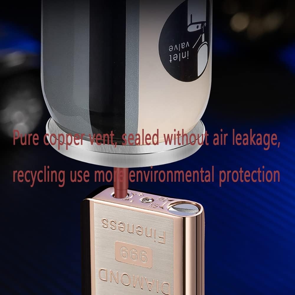 Windproof Torch Lighter - Red Flame for BBQ, Camping & Welding