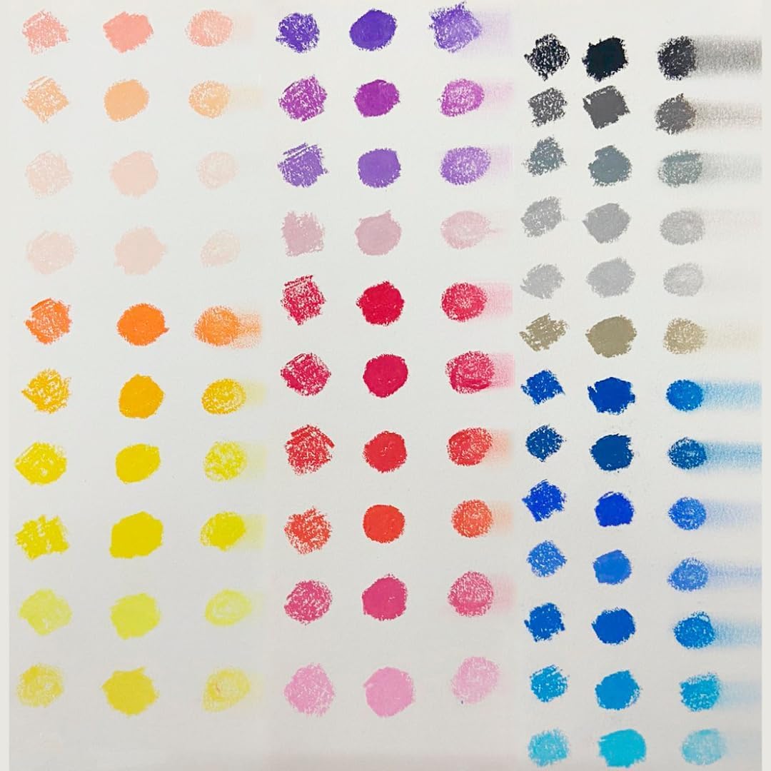 Pentel Oily Pastel Chalk Set - 16 Vibrant Colors (PHN-16) for Artists, Students & Professional Drawing - Perfect for Sketching, Blending & Mixed Media Art Projects