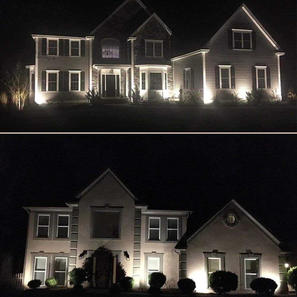 5W Cool White Outdoor LED Landscape Lights - Waterproof Garden & Yard Path Lighting for Decorative Walls, Trees, Flags - Perfect for Driveway, Walkway, Patio & Backyard Illumination