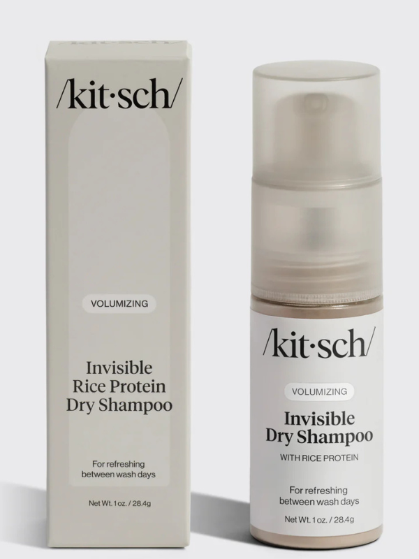 Best Invisible Volumizing Rice Protein Dry Shampoo for Oily Hair - Instant Refresh & Volume Boost for Busy Mornings, Travel & Gym