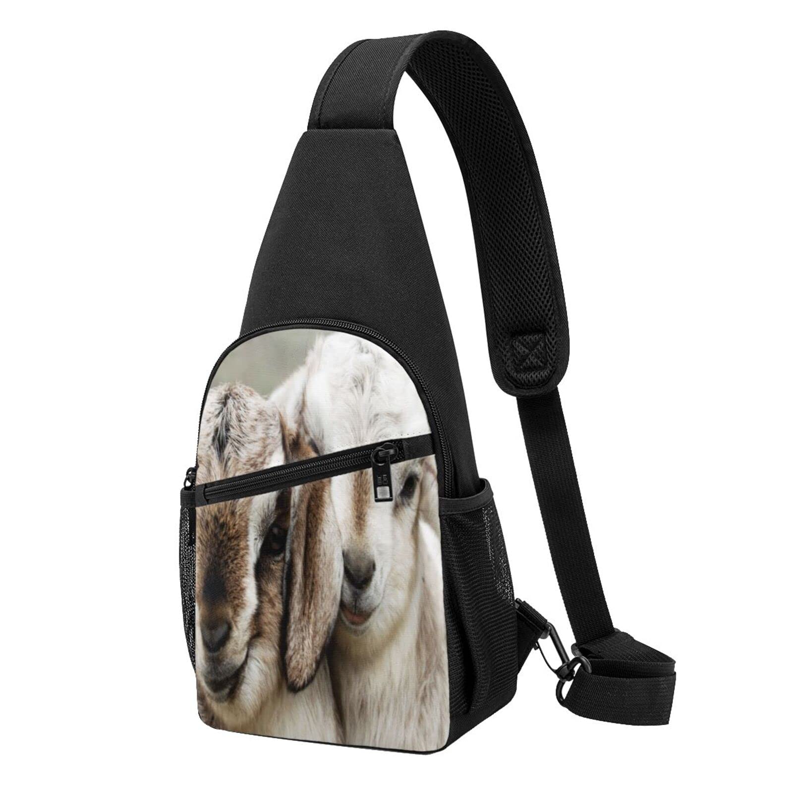 Cute Sheep Hiking Backpack - Lightweight Chest Pack for Travel & Outdoor Adventures