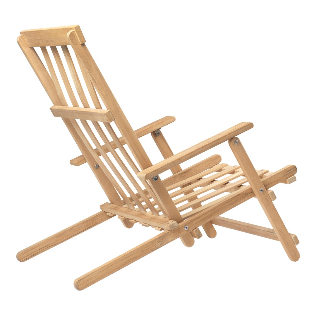 Premium Outdoor Deck Chair BM5568 - Durable Patio Lounge Chair for Backyard, Poolside & Beach Relaxation - Weather-Resistant & Comfortable