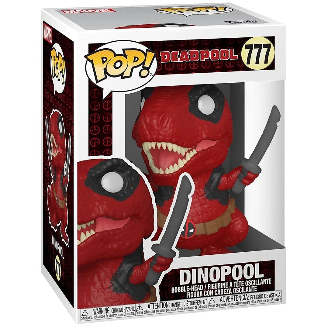 Deadpool 30th Anniversary Funko POP! Vinyl Figure #777 Dinopool - Marvel Collectible for Fans, Gifts & Home Decor Display