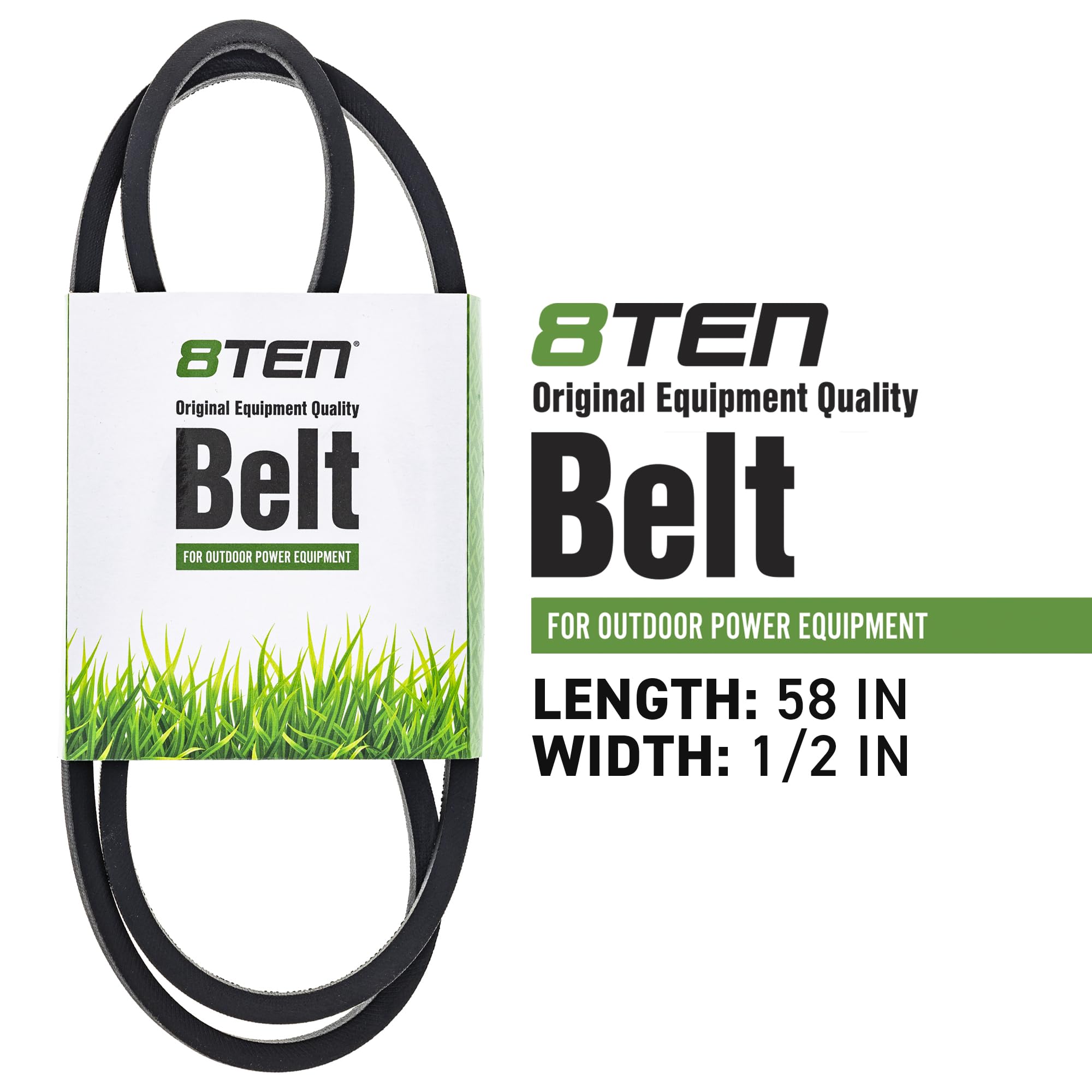 8TEN Replacement Drive Belt Compatible with MTD Cub Cadet RT60 RT65 RT65E RT65ES RT65H RTS50 FT24 RB-550 Tillers - Fits Models 754-0434 & 954-0434 - Durable Lawn Mower Tractor Belt for Smooth Operation & Long-Lasting Performance - Perfect for Yard Maintenance, Landscaping & Agricultural Use