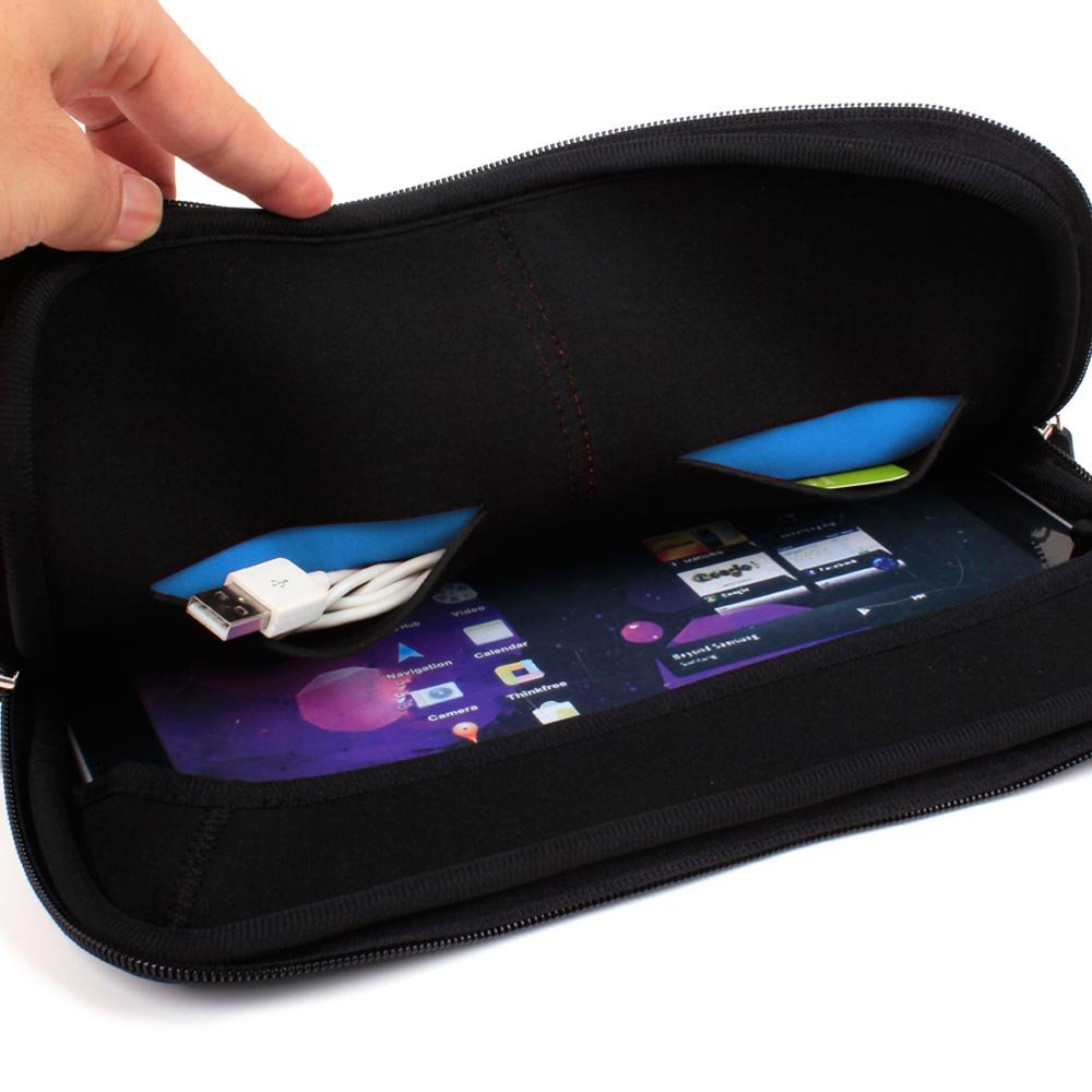 Kroo 10-Inch Slim Neoprene Laptop Sleeve with Internal Pocket - Protective Case for MacBook, Notebook & Tablet - Perfect for Travel, Office & School Use