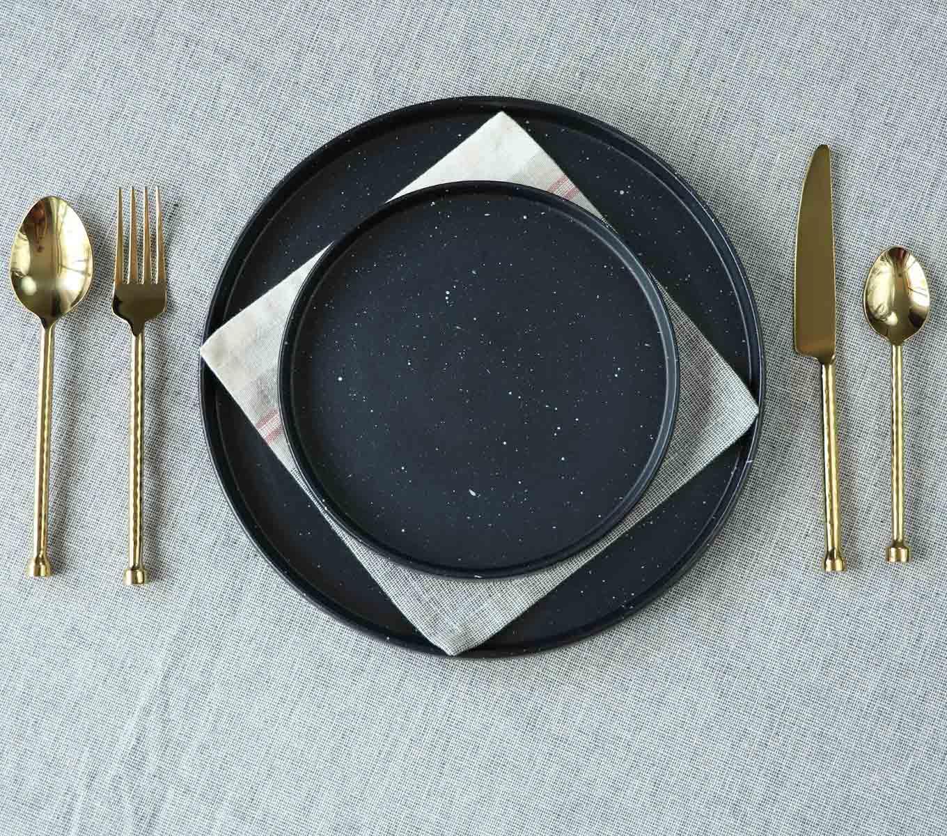 Premium 4-Piece Gold Cutlery Set - Elegant Stainless Steel Flatware for Dining, Parties & Gifts