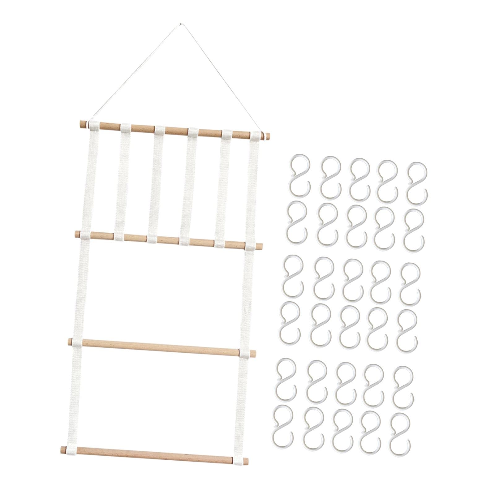 Menolana Hair Clips Organizer - Wall Mounted Hair Bows & Jewelry Storage Holder for Girls Room - Perfect for Organizing Hair Accessories, Barrettes, and Hairpins - Ideal for Bedroom, Bathroom, and Vanity Decor