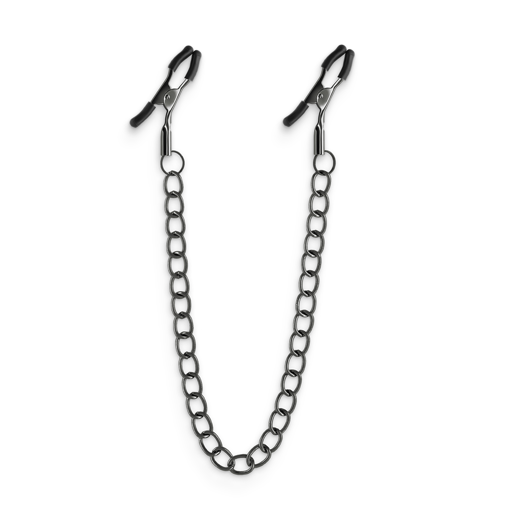 Sensitive Nipple Clamps with Adjustable Chain - BDSM Bondage Toys for Couples & Sensual Play - Perfect for Spicing Up Bedroom Fun & Adult Roleplay