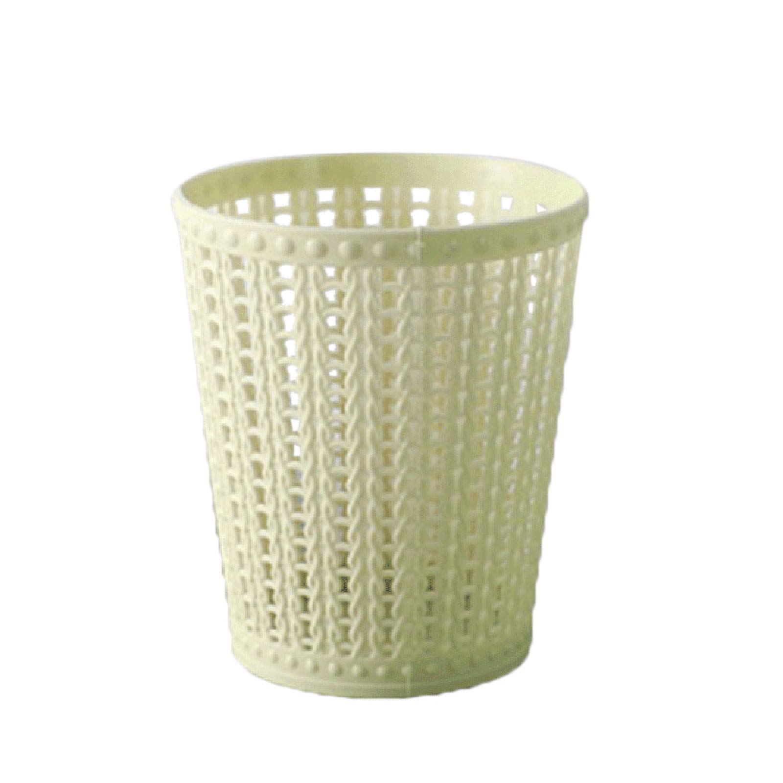 IADZ Mini Trash Can with Lid - Small Covered Waste Bin for Desk, Kitchen & Living Room | Creative Trumpet Design | Perfect for Office, Bedroom, Bathroom & Home Decor