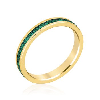 Elegant Swarovski Crystal Birthstone Stackable Eternity Rings for Women | Perfect Gift for Anniversary, Valentine's Day & Mother's Day | Stackable Jewelry for Everyday Wear & Special Occasions
