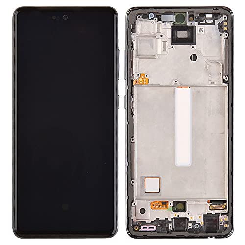 Original LCD Touch Screen Digitizer + Frame Assembly Replacement for Samsung Galaxy A52 5G 2021 (SM-A526/A526U) - Black | OEM Quality | DIY Repair Kit for Cracked/Damaged Display | Perfect for Home, Office & Travel Use