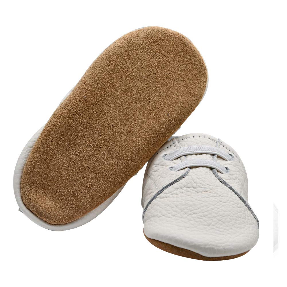 iEvolve Baby Girls & Boys Soft Sole First Walker Shoes - Non-Slip Toddler Moccasins for 6-24 Months | Perfect for Indoor Play, Learning to Walk & Special Occasions