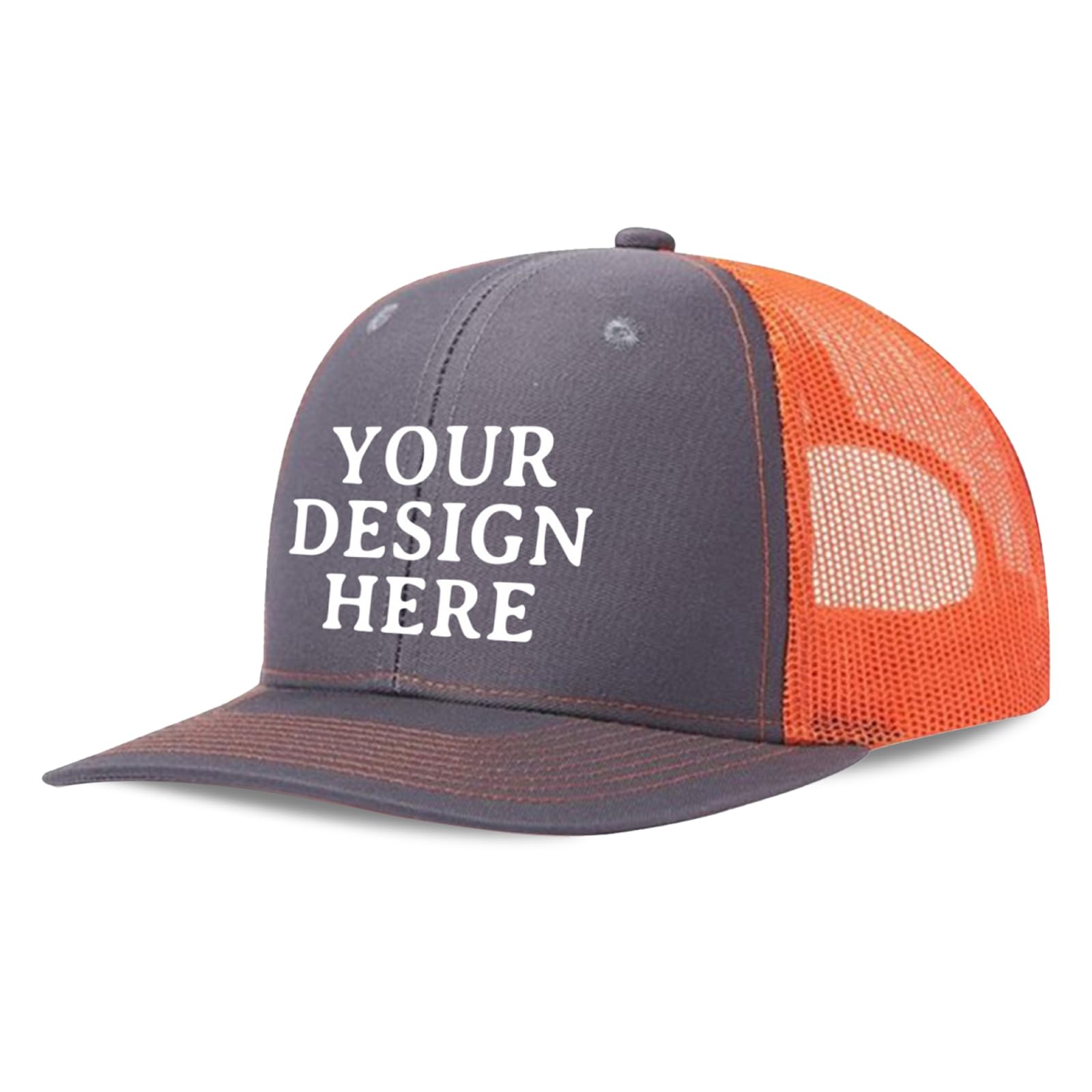 Custom Trucker Hats Bulk Order - Personalized Hats for Men & Women - Add Logo, Text or Photo - Perfect for Promotions, Events & Team Branding