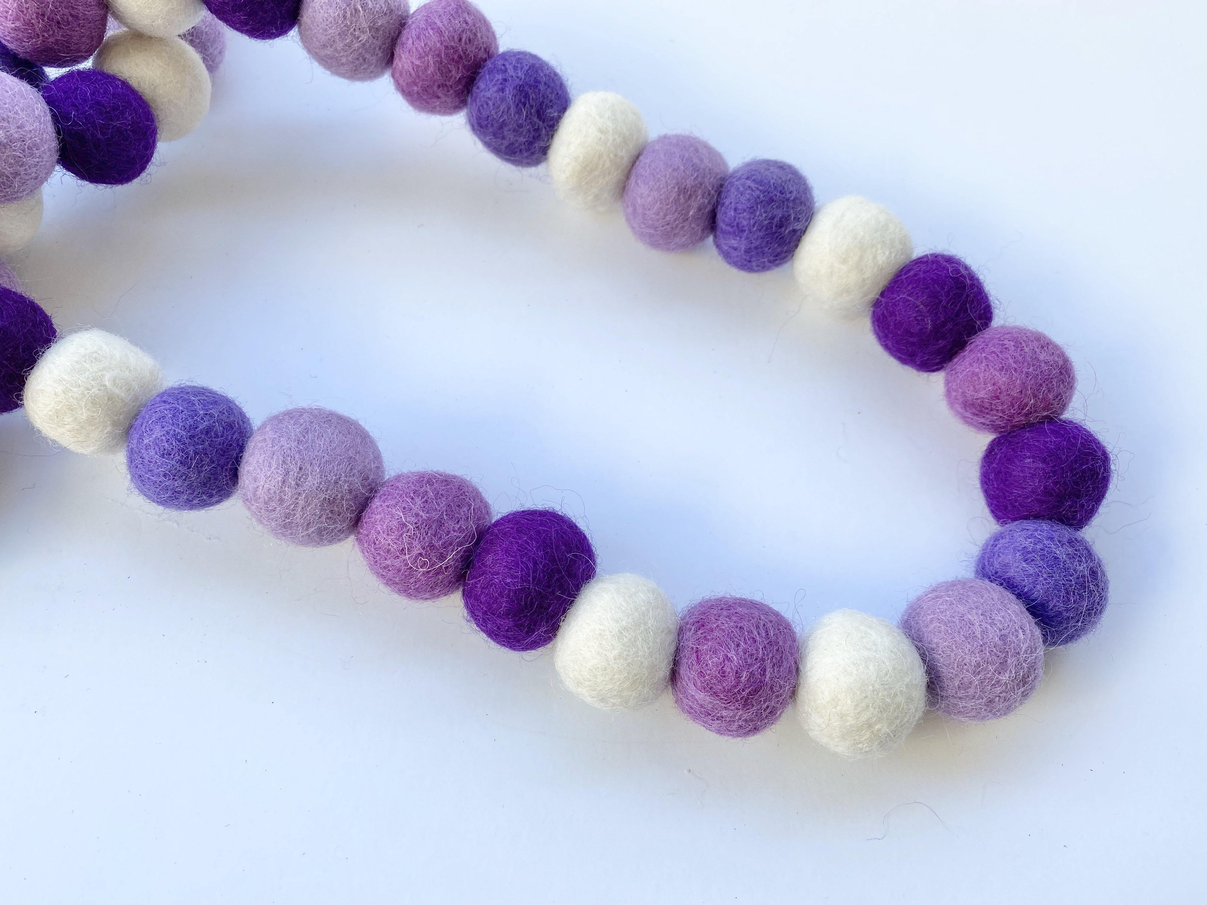 Beautiful Purple Garland for Home Decor - Perfect for Weddings, Parties & Nursery Room Decoration