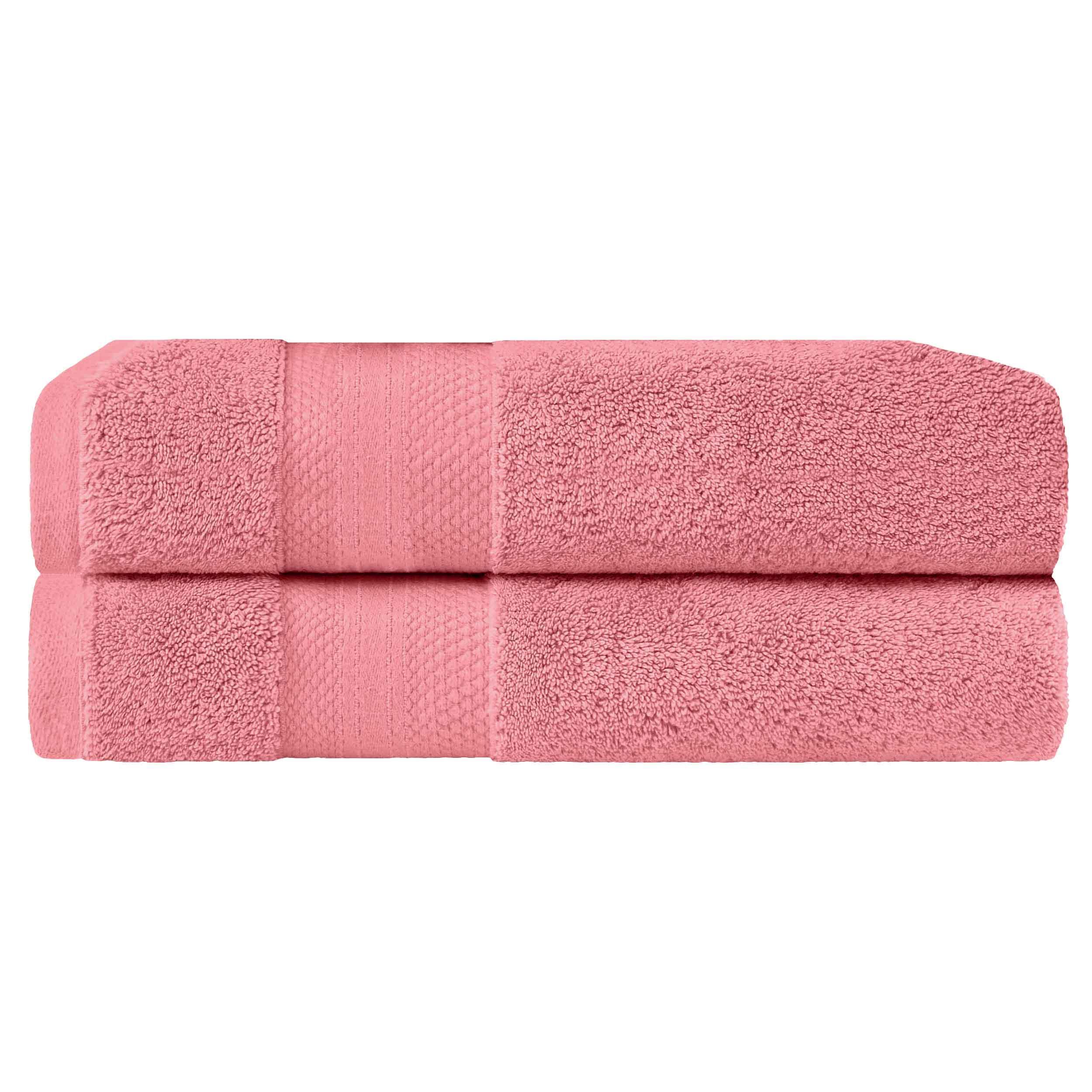 Premium Turkish Cotton Bath Towel Set - Ultra Soft & Absorbent 2-Piece Bath Sheets for Spa, Gym & Luxury Bathroom Use