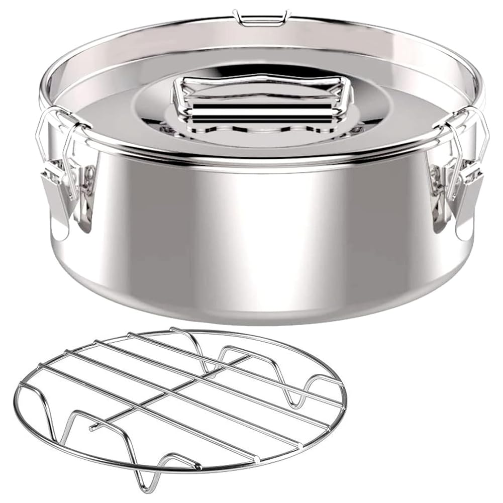 Povxlum Nonstick Frying Pan with Lid, 2.3 Qt Stainless Steel Flange – Fan Maker, Easy to Use, 21 x 21 x 9 cm – Perfect for Sautéing, Frying & Cooking Everyday Meals