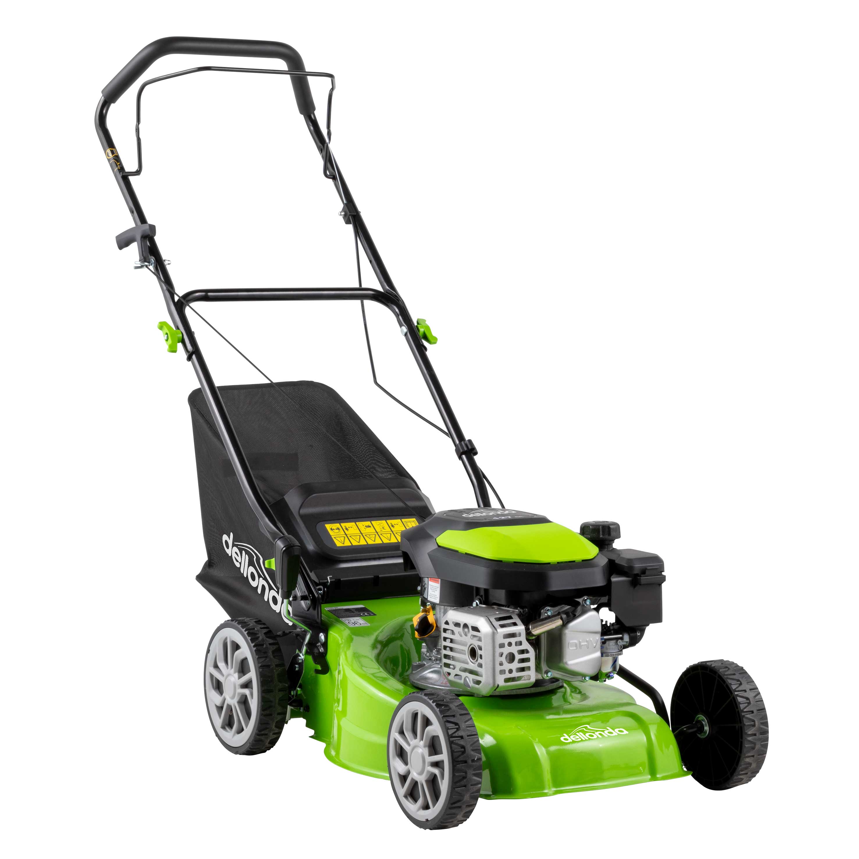 127cc 16-Inch 4-Stroke Gas Powered Push Lawn Mower with 41cm Cutting Width - Ideal for Small to Medium Yards, Home Garden Lawn Care & Landscaping