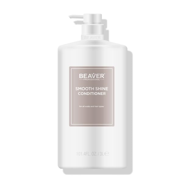 3L Professional Smooth & Shine Shampoo & Conditioner Set - Nourishing & Moisturizing Formula for Damaged, Dry, Frizzy & Color-Treated Hair - Salon Quality Hair Care for Daily Use & Hair Repair