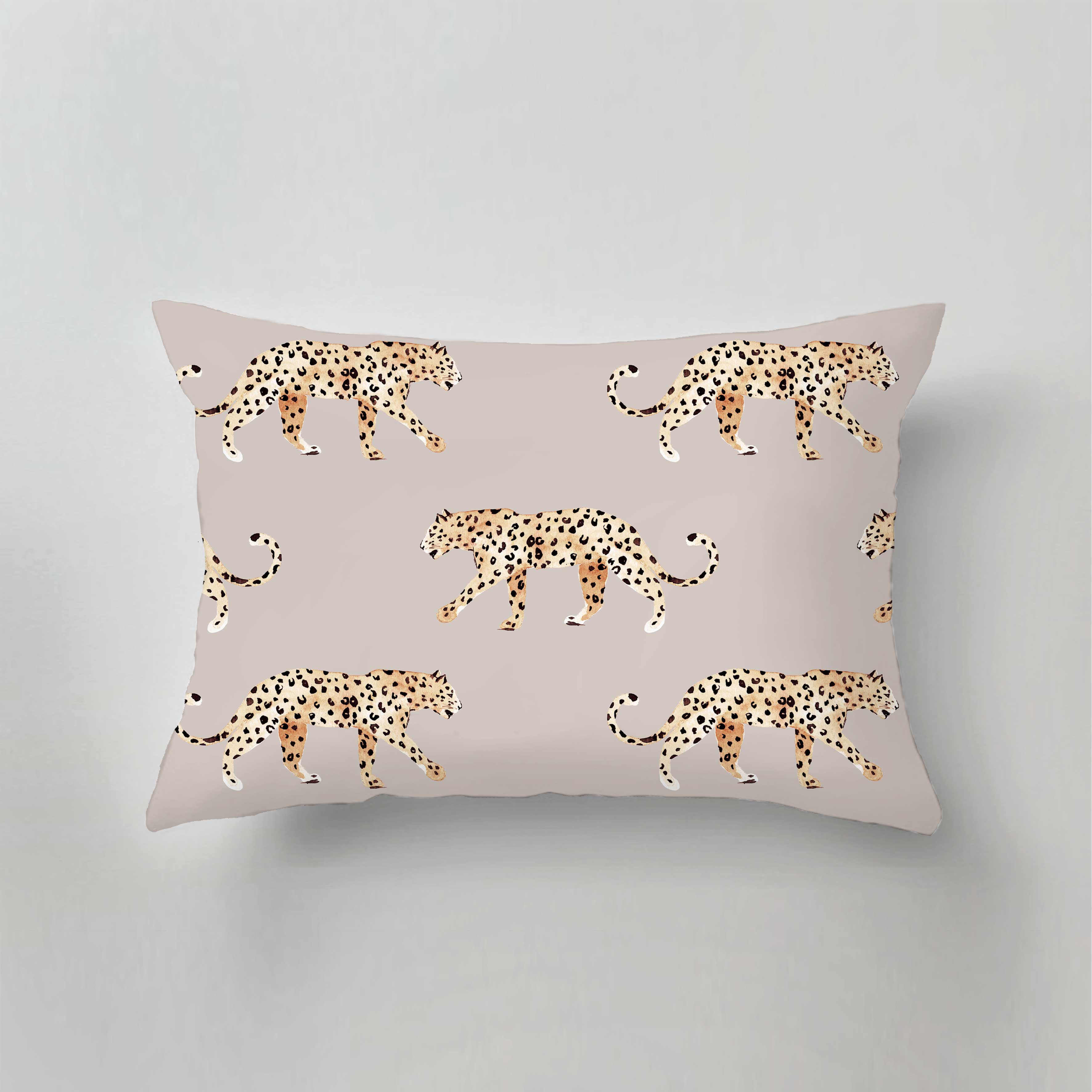 Soft and Cozy Leopard Print Indoor Pillow - Perfect for Sofa, Bed, and Home Decor