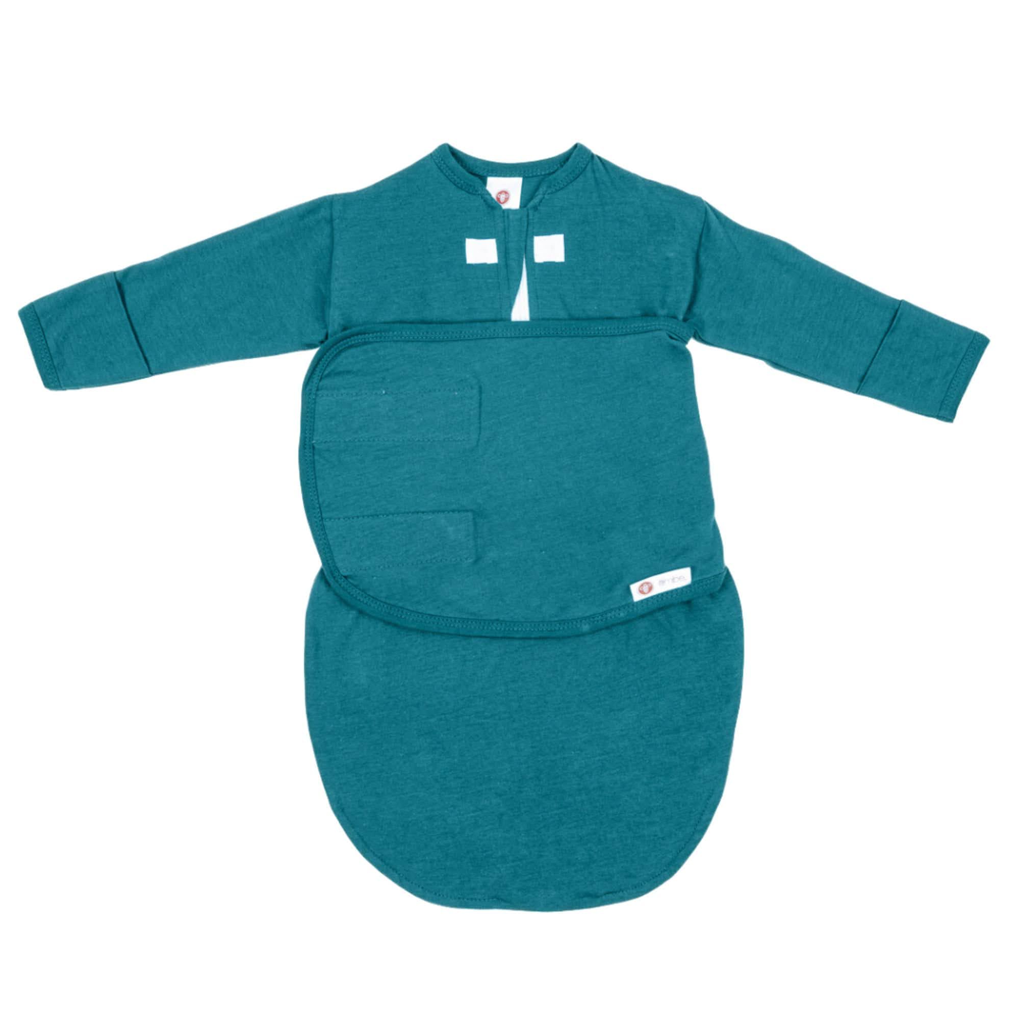 Embe Baby Eczema Sleep Sack with Fold-Over Mittens | Soft Organic Cotton Swaddle for Newborns | Anti-Scratch Sleeves for Sensitive Skin | Perfect for Nighttime & Nap Time Comfort