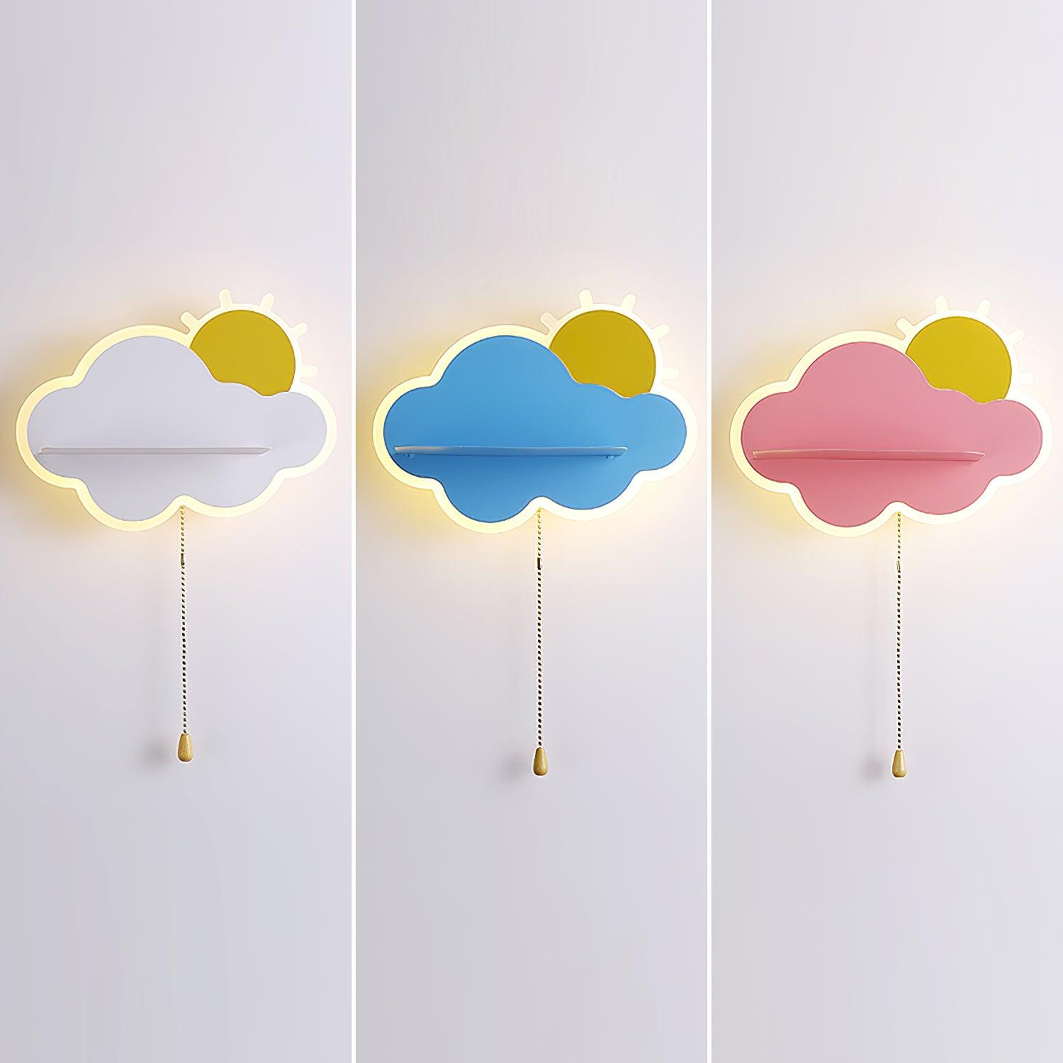 Cloud-Shaped Night Light for Kids - Soft Glow Nursery Wall Lamp for Bedroom, Perfect for Bedtime Stories & Nighttime Comfort