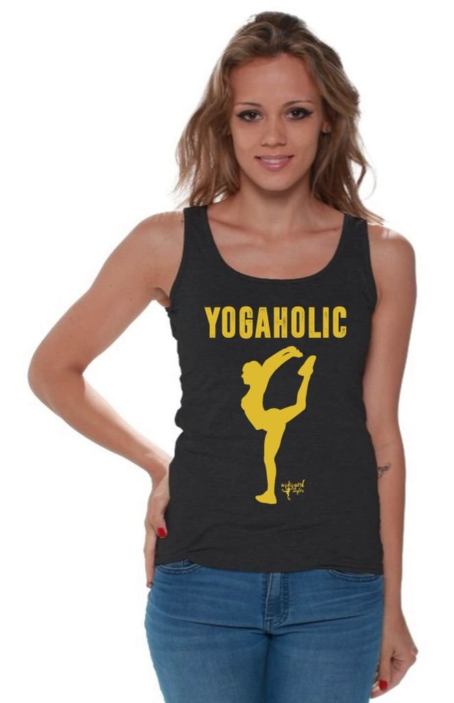 Awkwardstyles Women's Yoga Tank Top - Breathable Workout Shirt for Yoga & Gym - Perfect for Yoga Lovers & Fitness Enthusiasts