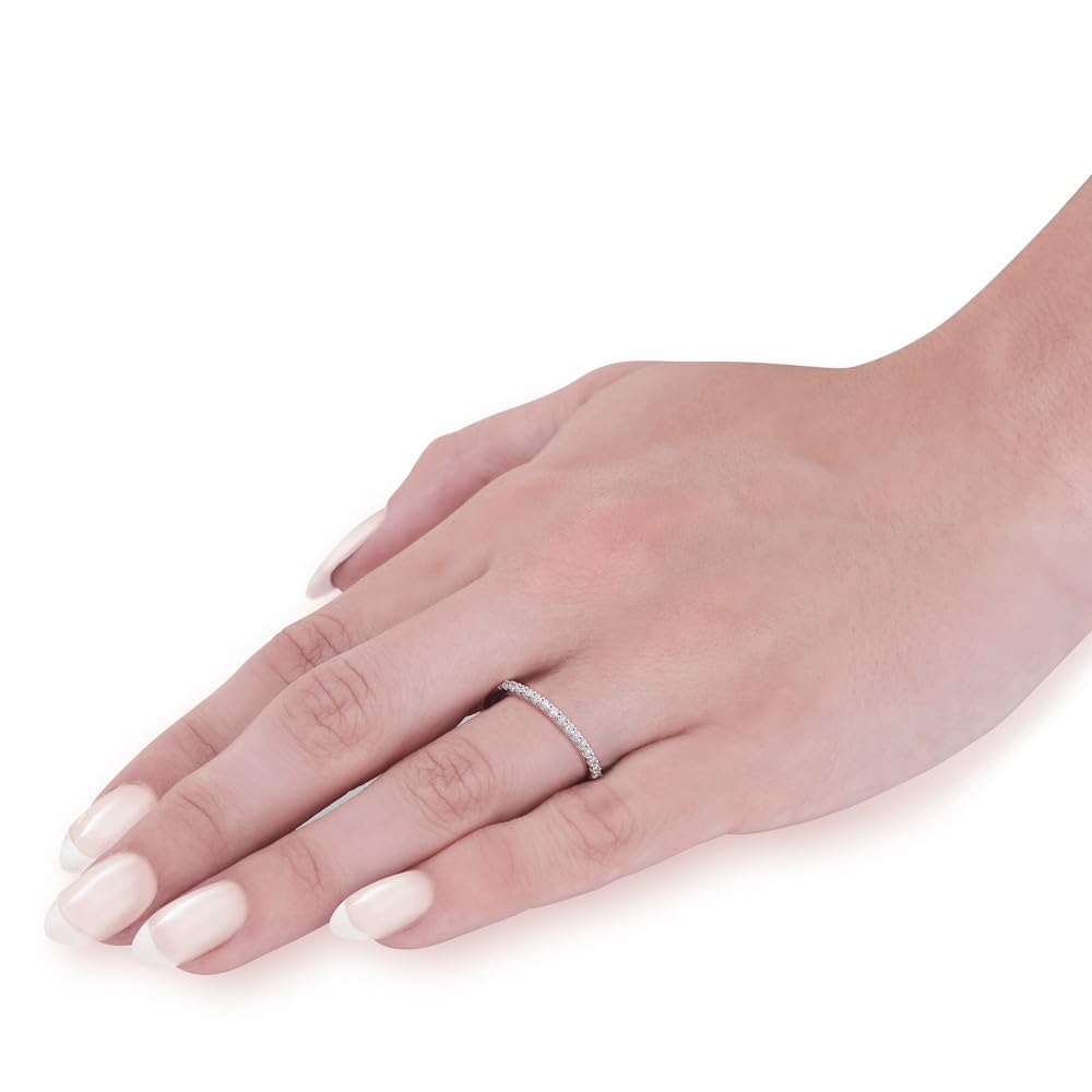 1/5 Carat Lab-Created Diamond Wedding Ring - 14K Gold or Platinum - Elegant Engagement & Anniversary Jewelry for Women