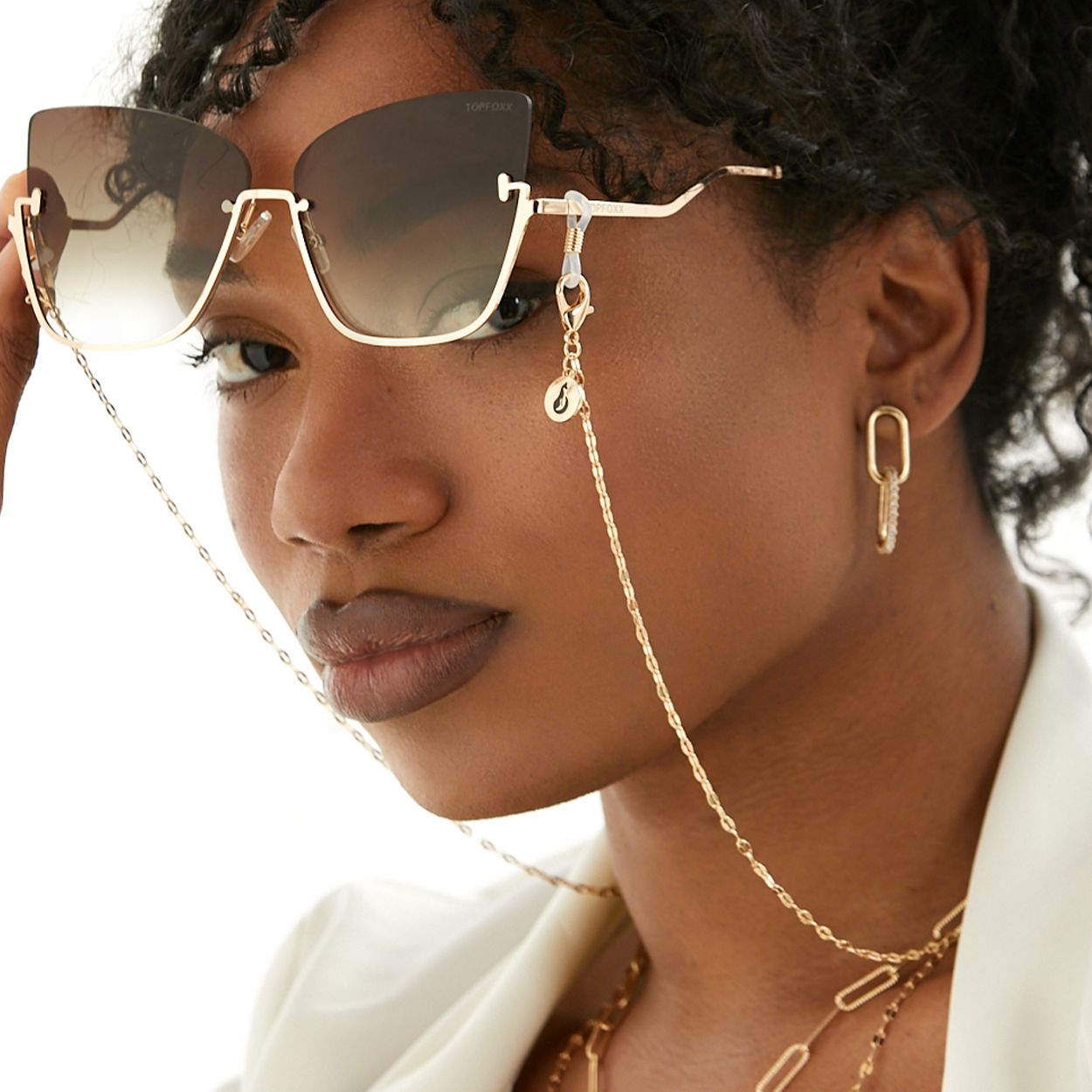 Infinity Necklace Chain in Gold - Elegant Jewelry for Women, Perfect for Everyday Wear, Gifts & Special Occasions