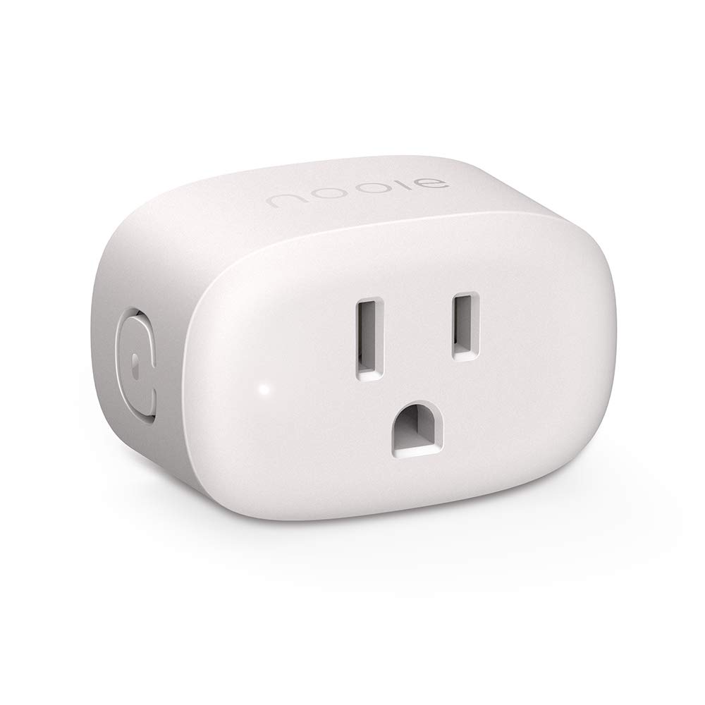 Nooie Smart Plug WiFi Outlet - Mini Smart Socket Works with Alexa & Google Home, No Hub Required, Remote Control & Timer Function for Lights, Fans, Appliances (1 Pack) - Perfect for Home Automation & Energy Saving