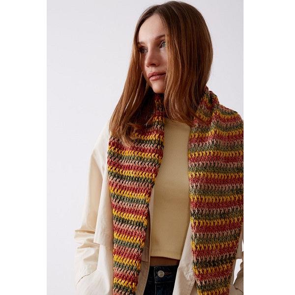 Stylish Montaj Scarf Pattern - Fashionable Winter Accessory for Women & Men - Perfect for Cold Weather, Office, and Outdoor Activities