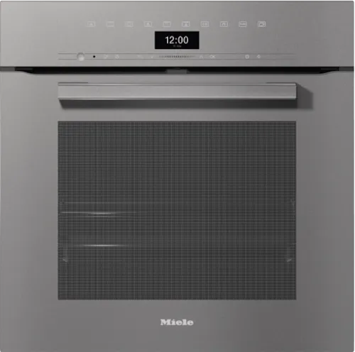 Miele H 7464 BP VitroLine 60cm Built-In Pyrolytic Oven in Graphite Grey - Perfect for Modern Kitchens & Professional Baking