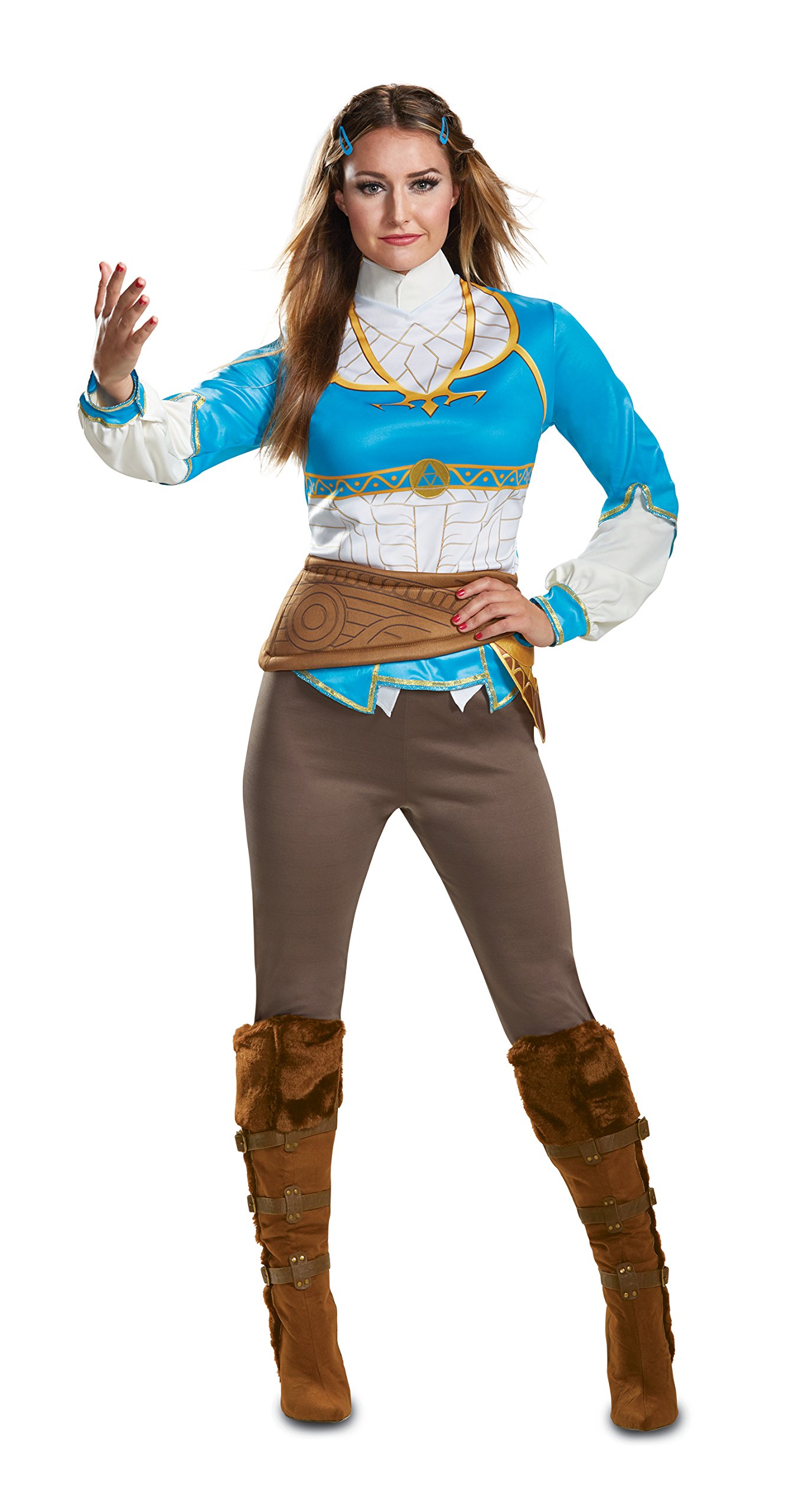 Zelda Breath of The Wild Adult Costume for Women - Legend of Zelda Cosplay Outfit - Perfect for Halloween, Cosplay Parties, and Comic Conventions