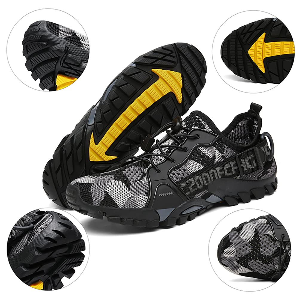 **Men's & Women's Water Shoes - Quick Drying Aqua Shoes for Hiking, Beach, Trekking & Outdoor Activities | Non-Slip Walking & Climbing Sneakers**