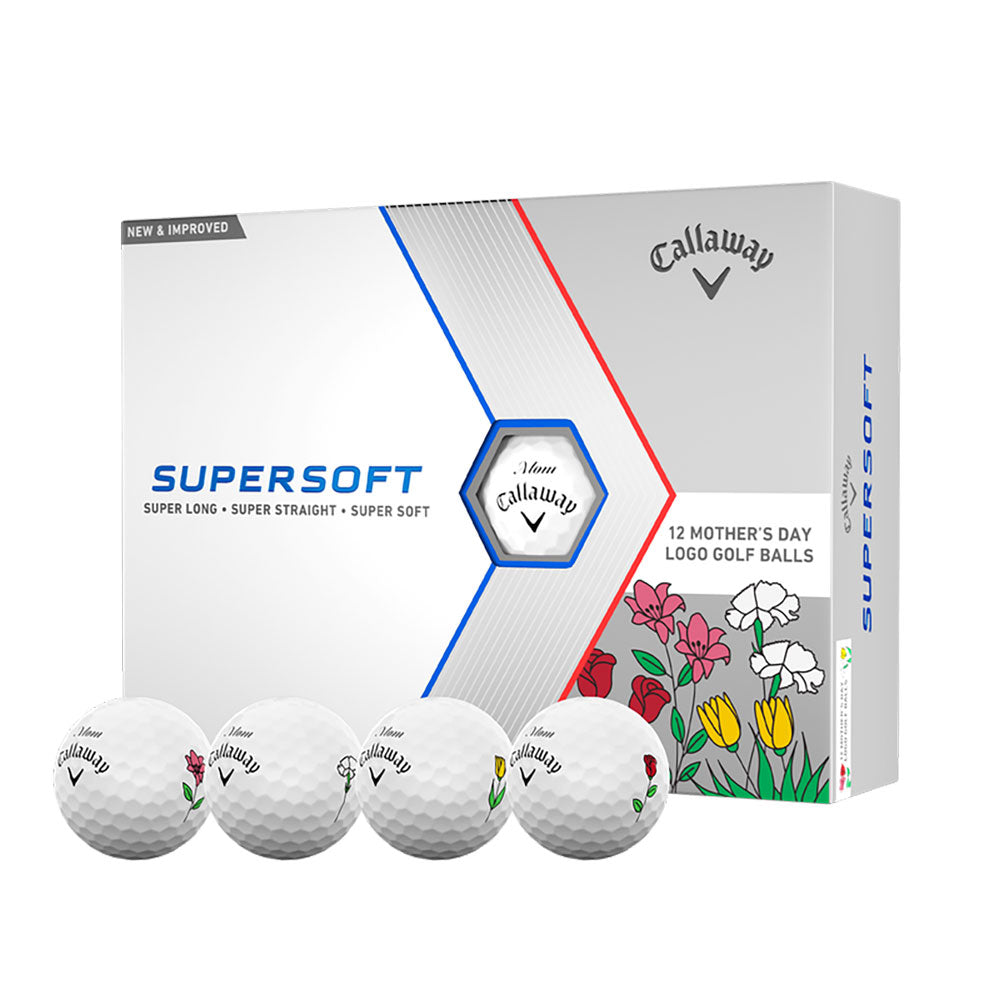 Callaway Supersoft Limited Edition Golf Balls - 12 Pack/Dozen | Ultra-Low Compression for Maximum Distance & Soft Feel | Perfect for Beginners & High Handicap Players on the Course
