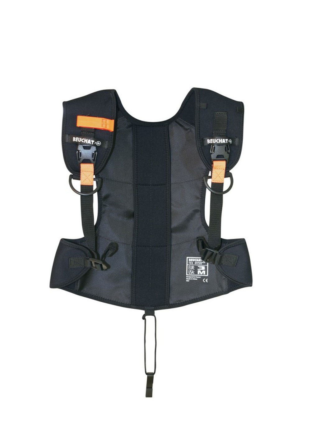 Beuchat High Visibility Weight Vest for Scuba Diving & Fitness Training - Adjustable Weight System for Men & Women