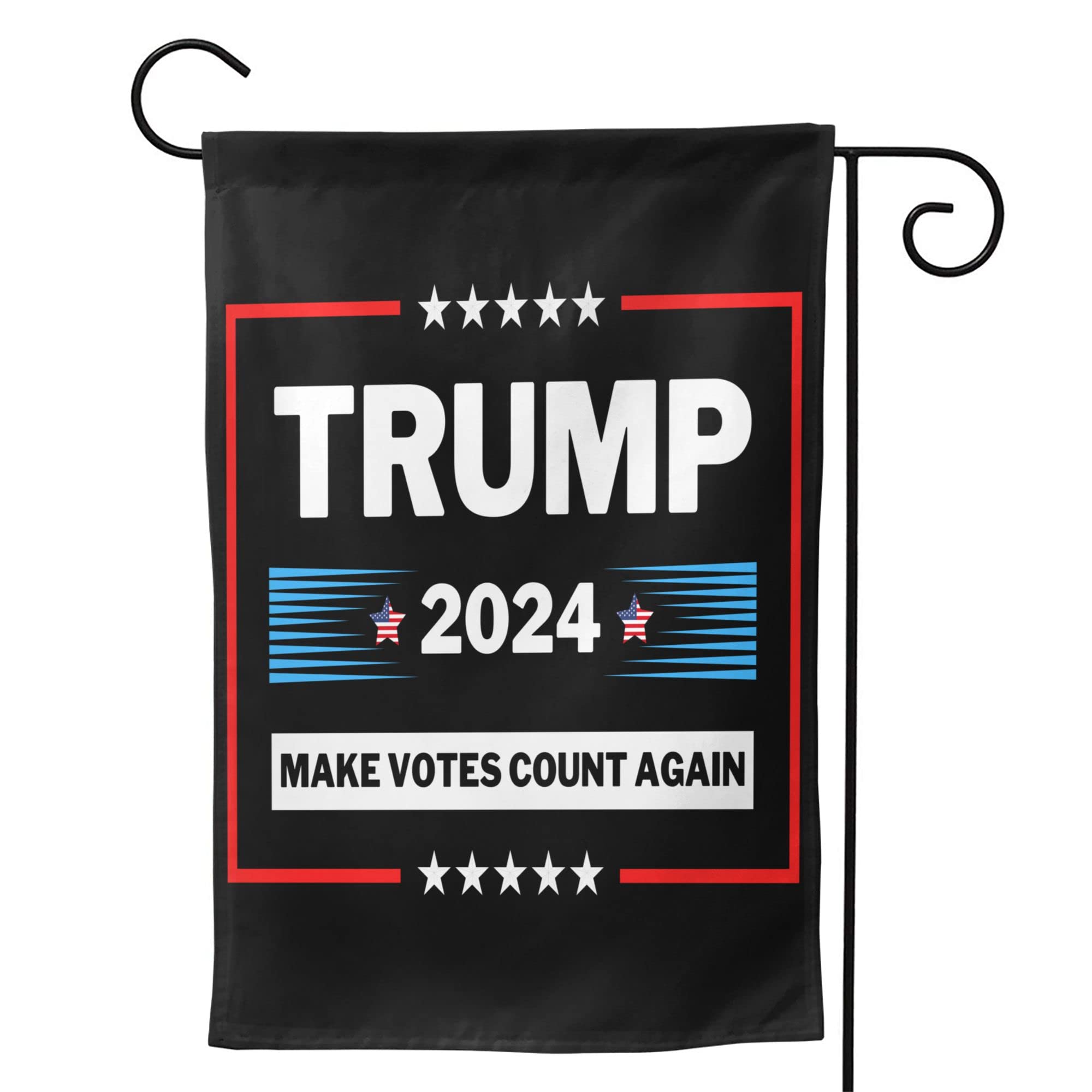 Trump 2024 Garden Flag - Double Sided 12.5