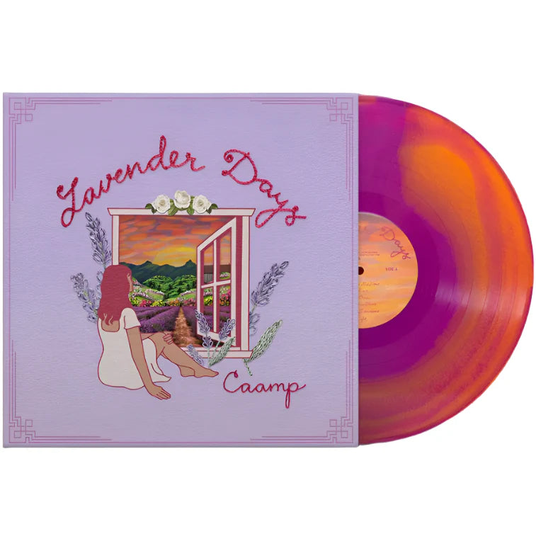 Caamp - Lavender Days (Orchid & Tangerine Vinyl) | Limited Edition Colored Vinyl Record | Perfect for Relaxation & Home Decor