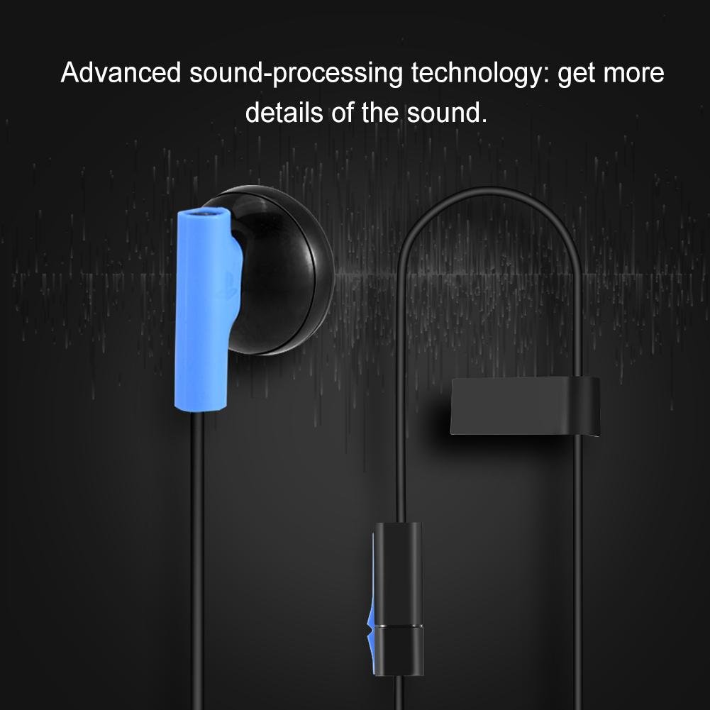 Kafuty Gaming Headset with Microphone - 3.5mm Wired Earphones for PS4 Controller, Compatible with Sony PlayStation 4 & Other 3.5mm Audio Devices - Perfect for Gaming, Streaming & Online Chatting