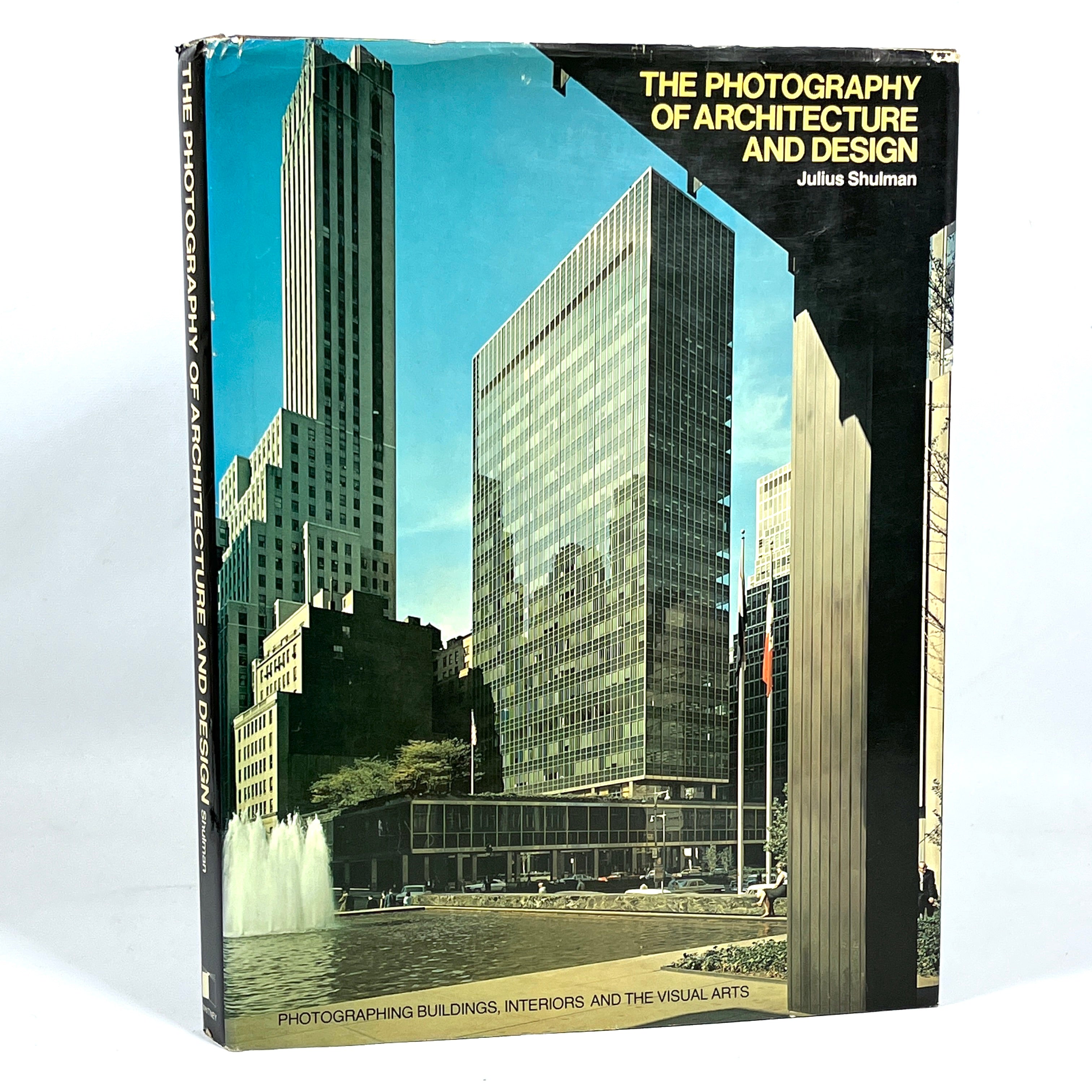 Julius Shulman's The Photography of Architecture and Design: Capturing Buildings, Interiors & Visual Arts (1977 First Edition Hardcover) - Near Fine Condition with Very Good Dust Jacket - Perfect for Collectors, Architecture Enthusiasts & Photography Lovers