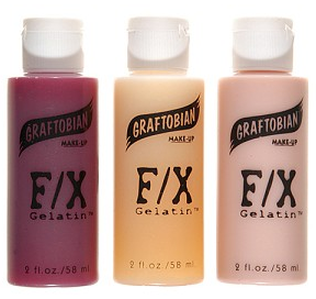 Graftobian FX Gelatin - Professional Special Effects Makeup Gel for Halloween, Cosplay & Theater - Easy to Use & Blend for Realistic Wounds & Scars