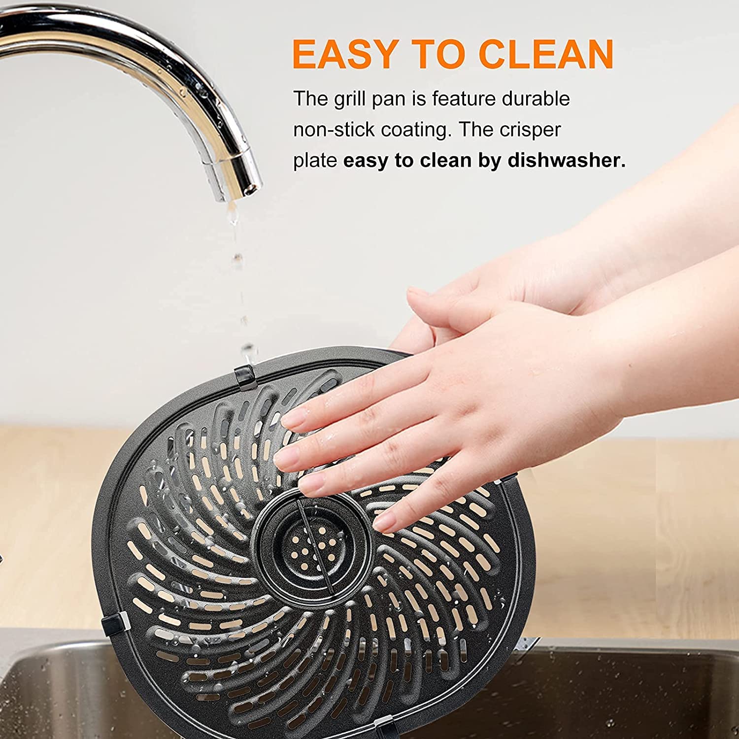 Power XL Vortex 7 QT Air Fryer Replacement Grill Pan - 10.1