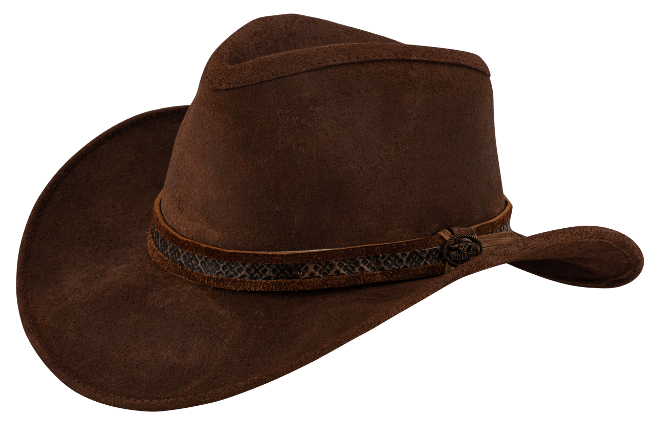 Premium Bullhide Forsyth Leather Cowboy Hat for Men & Women – Durable Western Style Hat for Rodeo, Ranch Work & Outdoor Adventures