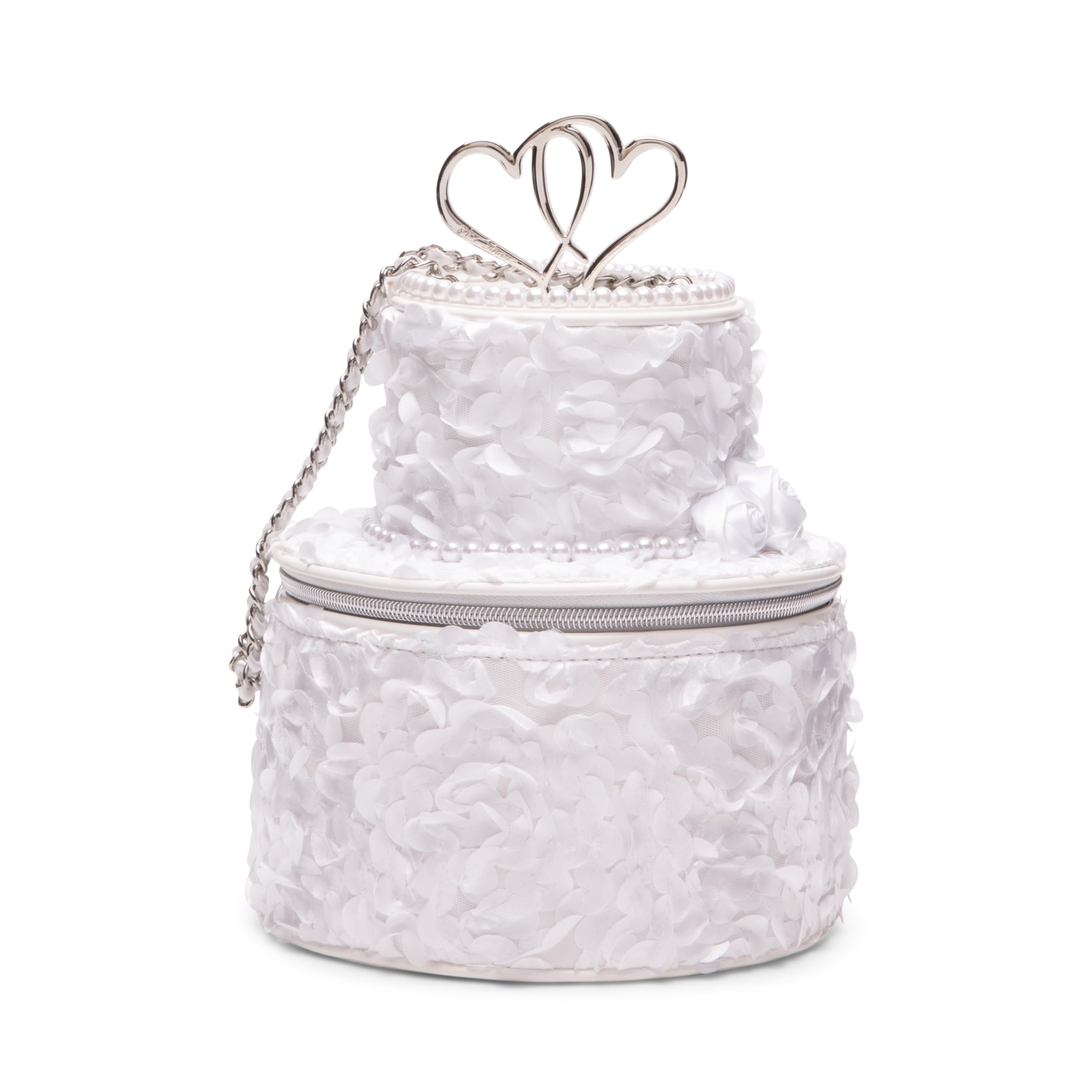 Betsey Johnson Frost Yourself Crossbody Bag in Ivory - Stylish Women's Purse for Everyday Use, Parties & Date Nights
