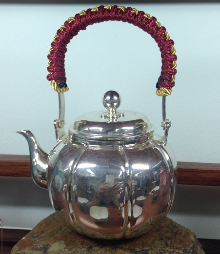Premium Japanese Pure Silver Teapot - Authentic Agudo Style Silver Kettle for Tea Ceremony | Elegant Gift for Tea Lovers, Perfect for Home Brewing, Traditional Japanese Tea Parties & Zen Meditation Spaces